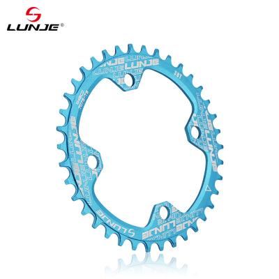 China 104BCD LUNJE Mountain Bike Chainwheel 32/34/36/38T Bicycle Positive And Negative Tooth Disc 104BCDSingle Disc for sale