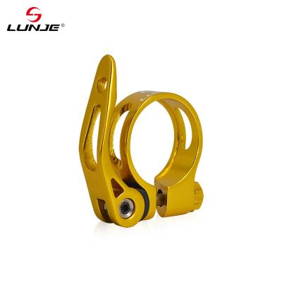 China Aluminum Alloy Manufacturing Quick Release 31.8 34.9mm MTB Road Bike Bicycle Seat Post Seatpost Clamp for sale