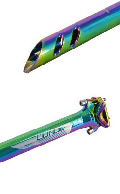 China LUNJE Accessories Cycling Seatpost Aluminum Alloy 27.2mm /30.9mm /31.6mm 400mm Mtb Accessories Bike Seat Tube XT-P368 for sale