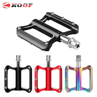 China Mountain Bikes Bicycle Pedal MTB Bmx Aluminum Alloy Bicycle Pedal 9/16 Sealed Sustaining Bicycle Metal Pedals for sale