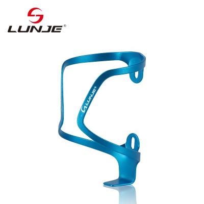 China LUNJE Aluminum Alloy Cycling Accessories Bike Bottle Cage Mountain Bike Colorful Ultralight Water Cup Holder XT-A002Cages for sale