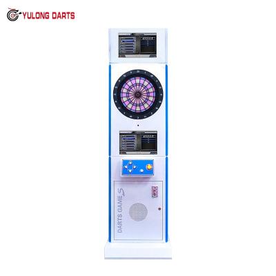 China High Grade Imported Skin& Pure Wooden Box Yulong Electronic Darts Machine Soft Tip Automatic Game Scoring Machine for sale