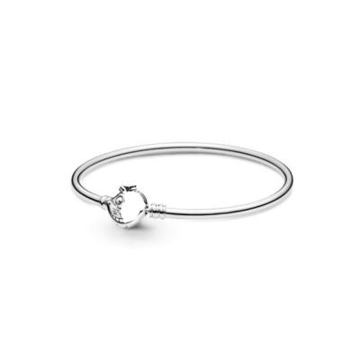 China NEW 2021 100% TRENDY 925 Sterling Silver Spring Cute Animal Moment Bangle Bracelet For DIY Women Fashion Jewelry Original Gift Europe for sale