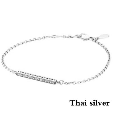 China 2021 NEW Original Luxury FASHION Bangle Bracelet 100% 925 Sterling Silver Charm Chain Fit For Authentic Women Jewelry Pulseira Gift for sale