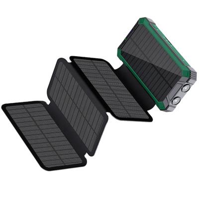 China Fast Charge Support Factory Price High Power 20000 mah solar power wireless bank for sale