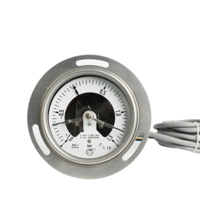 China Vac-0-20000psi SS316 YX Pressure Range Electric Contact Pressure Gauge for sale