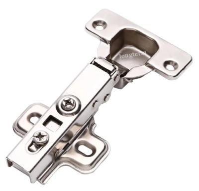 China Modern Cabinet Hinges 35mm Square Two Holes Tightly Tail Self-Unloading Hydraulic Steel Cabinet Hinges for sale