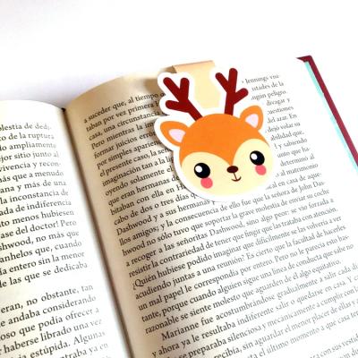 China Natural Magnetic Bookmark Natural Magnetic Bookmark Folding Custom Magnetic Bookmark For Cute Cardboard Stationery for sale