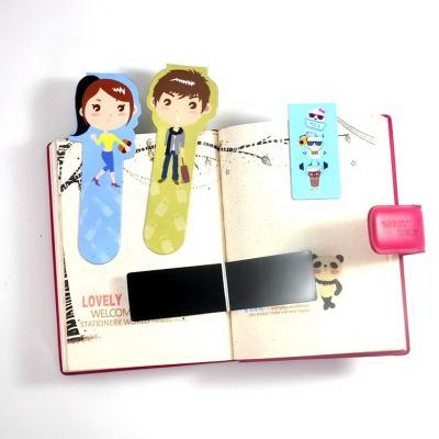 China Bookmark For Kids Wholesale Paper Advertising Cute Magnet Bookmark For Children School Gifts for sale