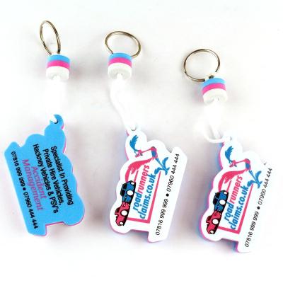 China EVA Factory Make Floating Foam EVA Key Chain With Custom OEM Design LOGO for sale