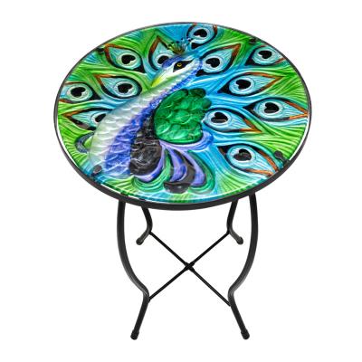 China Modern Patio Side Table Plant Stands Mosaic Outdoor Accent Table Small Living Room Furniture for sale