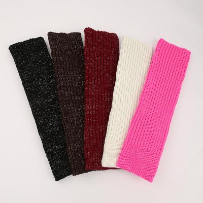 China Factory Direct Breathable Women's Open Finger Knit Thumb Hole Warmer Fingerless Winter Gloves Women Winter for sale