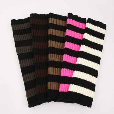 China Most Popular Women's Breathable Autumn Fashion Knitted Fingerless Long Arm Gloves Winter Warm for sale