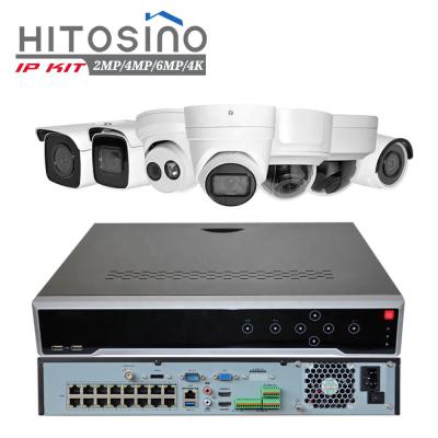 China IP Sistema de Kit Bewaking Seguridad Camera Set Gezichtsherkenning Securitas Veiligheid Beveiliging Systeem Face Recognition Hitosino OEM Vision for sale