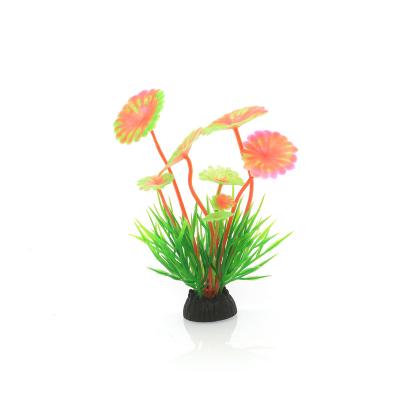 China Sustainable Aquarium Landscaping Decoration Plants Aquarium Accessories Mini Water Grass Artificial Plastic Decorations And Ornaments H 10cm for sale