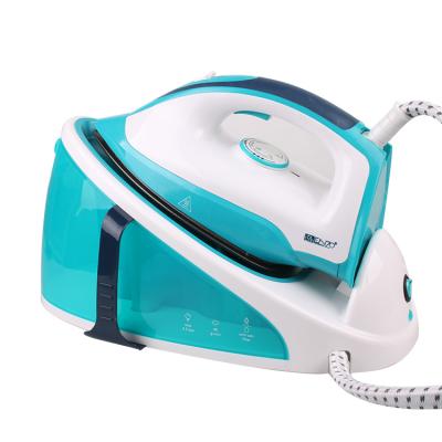 China Hotel ENZO Commercial Custom Ladies 2200W Professional Vertical Handheld Steam Station Electric Iron For Clothes for sale