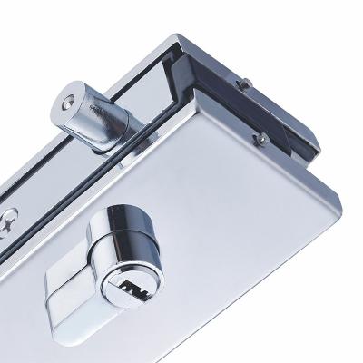 China Modern L Clamp Fixture Door Fixture Factory Supply Door Closer Stainless Steel Glass Door Fitting for sale