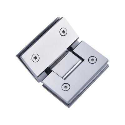 China Modern Modern Frameless Hardware Swing Hinges Stainless Steel Hotel Bathroom Glass Screen Door for sale