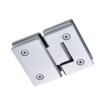 China Modern Durable Quality 90 Degree Bathroom Shower Room Brass Glass Door Hinge for sale