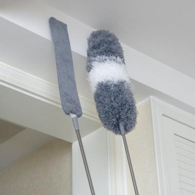 China Sustainable Magic Telescopic Microfiber Feather Cloths Gap Cleaning Brush for sale