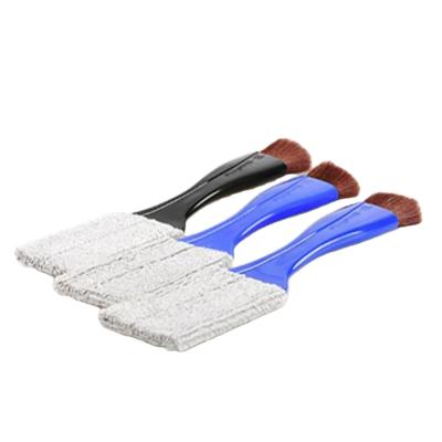 China High Efficiency Double Ended Portable Cleaning Brush Mini Hand Held Magic Brush Duster For House Car Office for sale