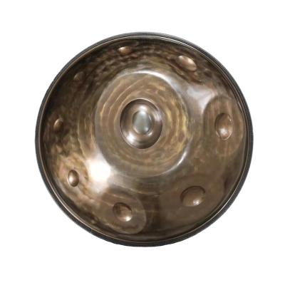 China Stainless - 12 Jingle Ember Customized Tones Professional Musical Instruments Stainless Steel Hand Drum Handpan High Quality Handcrafted Ember Pan for sale