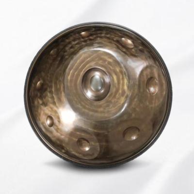 China Stainless Steel 18 Rings Tones Professional Musical Instruments Stainless Steel Hand Drum Handpan High Quality Customized Handpan Pan for sale