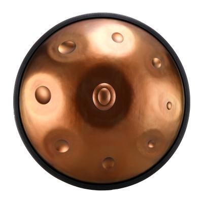 China B-10 Copper-bearing steel jingle-- steel tongue drum hand pan handpan made at Hyun Golden professional musical instruments factory for sale