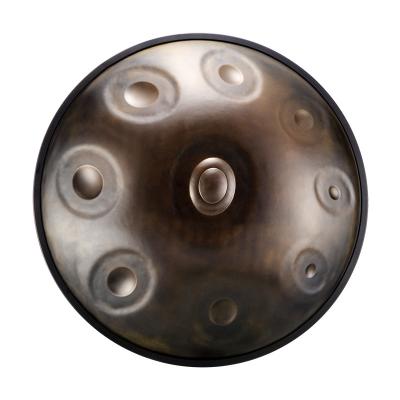 China Copper-bearing musical instruments B-9 color B-9 jingle-retro drum hand pan handpan steel professional percussion tongue for sale