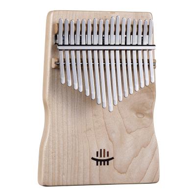 China Key Shaped Kalimba Key Shaped Kalimba Key Shaped Musical Percussion Maple B 17 Inch Piano Instrument Maple Plate Drum Kalimba for sale