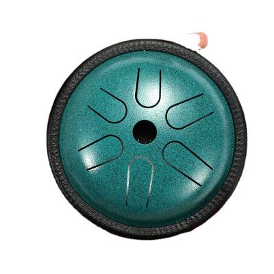 China Stainless Steel Mini 5.5 Inch C-Class-Malachite 6 Note For Child Tongue Drum 4 Colors Musical Instruments Handpan Steel Tank Drum for sale