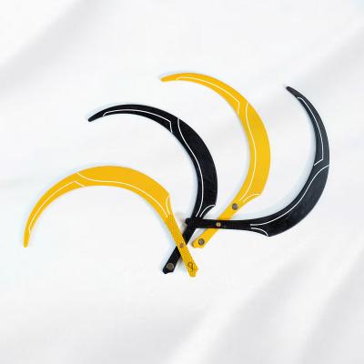 China Plastic handmade high quality crescent buugeng vaudeville moon like wooden magic props yoga instruments for sale