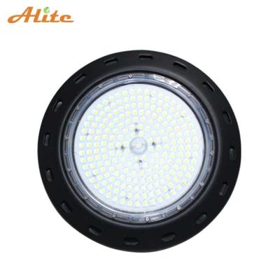 China Warehouse Decoration Workshop Building 100W 150W 200W IP65 UFO LED High Bay Light Fixture for sale