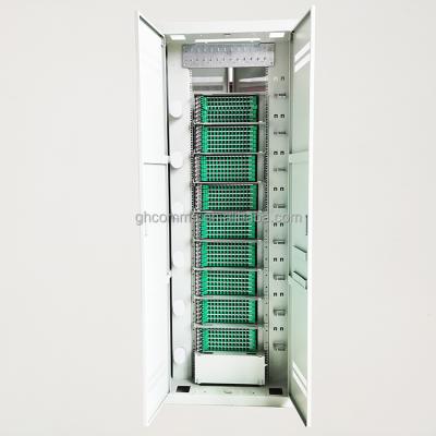 China FTTH Telecommunication Equipment ODF Fiber Optic Distribution Frame for sale