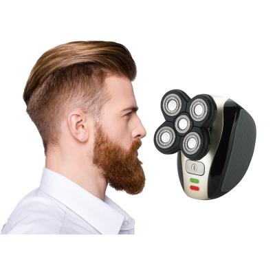 China 2021 Triple Blade Razor Shaver 5 In 1 Electric Hair Shaver For Men Bald Head Razor for sale