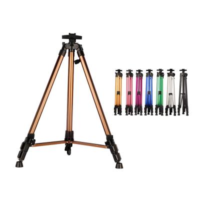 China 2020 Easel Portable Colorful Metal Painting Foldable Easel For Painting for sale