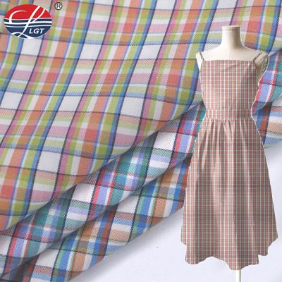 China Anti-bacteria Gold Supplier Custom Cheap Price Recycled Canvas Woven Bamboo Fabric For Tencel Fiber Plaid Shirts for sale