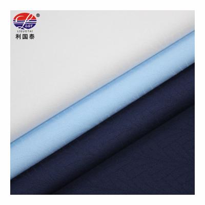 China Hot Selling Discount Cotton Viable Pure Organic Bamboo Feeling Custom Jacquard Woven Fabric For Shirt for sale