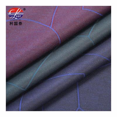 China Hot Selling Anti-bacteria Organic Anti-UV Burnout Bamboo Fabric With Ealstine For Men's Shirts for sale