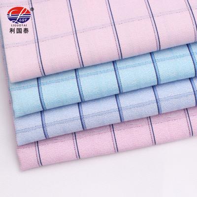 China Breathable OEM Custom Eco - Friendly Tencel Yarn Dyed Shirt Fabric For Men Or Women for sale