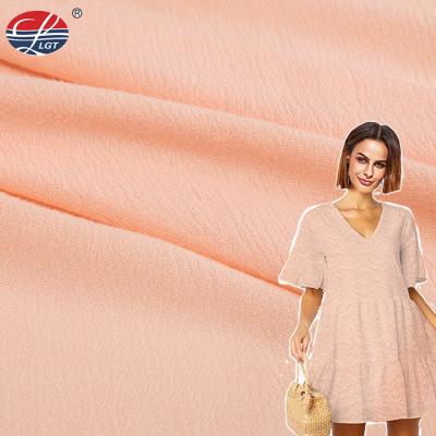 China High Quality Comfortable Rayon Viscose Anti Pill Customized Textile Solid 100% Fabric For Dress for sale