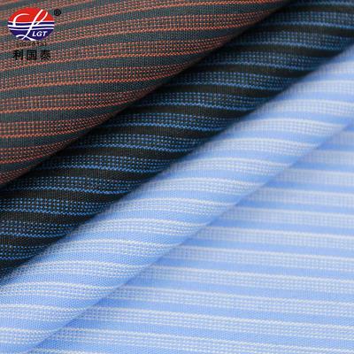 China Ligtluxury 78 Polyester Microfiber 22 Cotton Breathable Ready Loose Linen Shirting Fabric For Uniform for sale