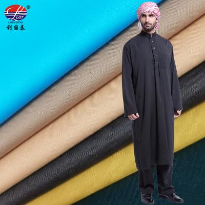 China Waterproof Ready Bulk Soft 100 Polyester Microfiber Fabric For Shirt Or Arabian Robes for sale