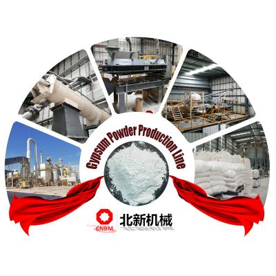 China Small Investment And High Efficiency Energy Saving Automatic Gypsum Powder Making Machine Production Line Maker for sale