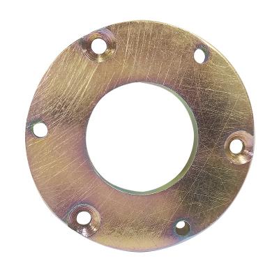 China Golden C10 Steel CNC Threaded Hub Flange Machining Custom Machined Parts for sale