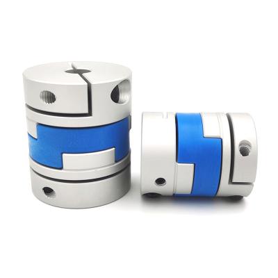 China XTC hot selling retail servo shaft couplings aluminum oldham sliding disc couplings headless screw fixing oldham couplin for sale