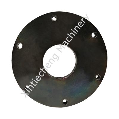 China Black Steel C45 CNC Electromagnetic Clutch Parts Mounted Plate for sale