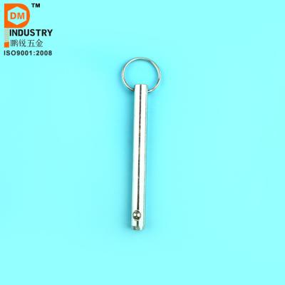 China Carbon Steel Locking Pin With Ball / Quick Release Lynch Pin for sale