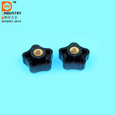 China General Plastic Industry m8 Corners Five Star Knob Inch Nuts With Thread for sale