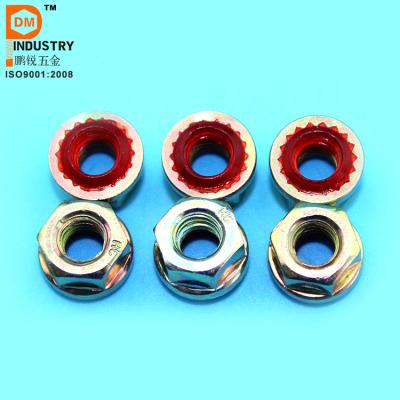 China M8 M10 M12 hex flange type sealing self seallock locking nut for sale